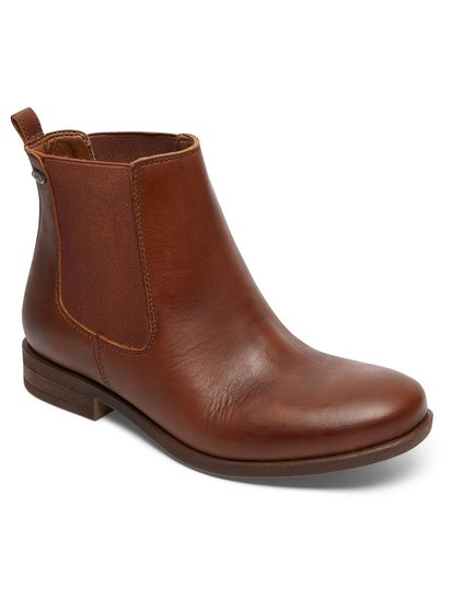 roxy, Кожаные ботинки Diaz, DARK BROWN (dbr) Diaz - Leather Chelsea Boots for Women ARJB700542