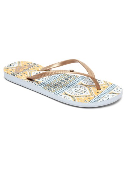 roxy, Сланцы Bermuda, GOLD (gld) Bermuda - Flip-Flops for Women ARJL100664