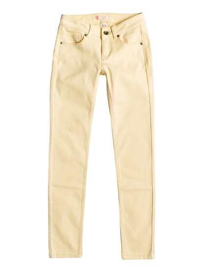 roxy, Узкие джинсы Golden Leaves, DOUBLE CREAM (ydq0) Golden Leaves - Slim Fit Jeans ERGDP03030