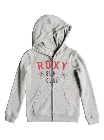 roxy, Толстовка на молнии The Endless Round, HERITAGE HEATHER (sgrh) The Endless Round - Zip-Up Hoodie for Girls 8-16 ERGFT03247