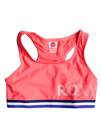 roxy, Обрезанный топ Sharky Park, NEON GRAPEFRUIT (nkn0) Sharky Park - Fitness Crop Top ERGKT03047