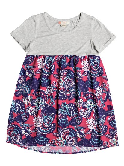 roxy, Платье-футболка Branche Of Lilac, ROUGE RED MAHNA MAHNA (mlj5) Branche Of Lilac - T-Shirt Dress for Girls 8-16 ERGWD03043