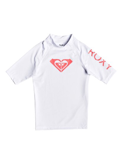 roxy, Гидрофутболка с коротким рукавом Whole Hearted UPF 50, WHITE (wbb0) Whole Hearted - Short Sleeve UPF 50 Rash Vest ERGWR03079
