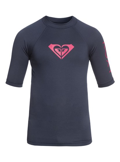 roxy, Гидрофутболка с коротким рукавом Whole Hearted UPF 50, DRESS BLUES (btk0) Whole Hearted - Short Sleeve UPF 50 Rash Vest ERGWR03079
