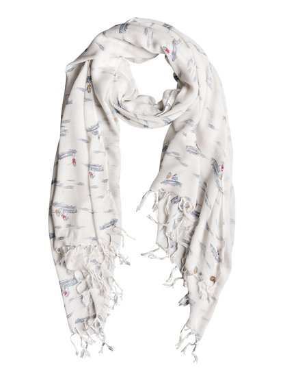 roxy, Шарф Sing To Wear, MARSHMALLOW GIRL ON THE WAVE (xwyb) Sing To Wear - Fringed Scarf for Women ERJAA03410