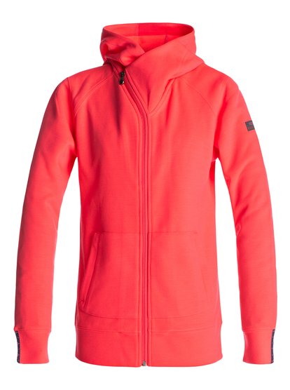 roxy, Худи на молнии Wrap It Up, NEON GRAPEFRUIT (nkn0) Wrap It Up - Zip-Up Hoodie for Women ERJFT03563
