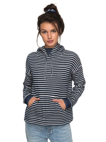 roxy, Худи Greatest Glory Stripe, DRESS BLUES TRIPPIN (btk3) Greatest Glory Stripe - Hoodie for Women ERJFT03682