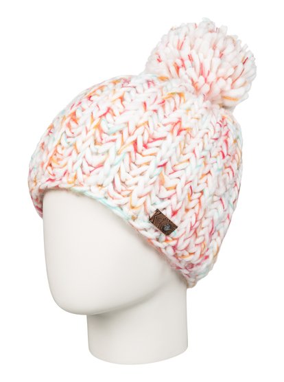 roxy, Шапка с помпоном Nola, BRIGHT WHITE (wbb0) Nola - Bobble Hat ERJHA03088
