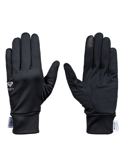 roxy, Сноубордические перчатки Enjoy & Care, TRUE BLACK (kvj0) Enjoy & Care - Snowboard/Ski Liner Gloves for Women ERJHN03073
