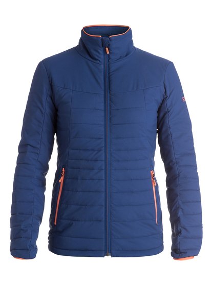 roxy, Куртка женская Highlight Stretch, BLUE PRINT (bsq0) Highlight Stretch - Insulator Jacket ERJJK03118