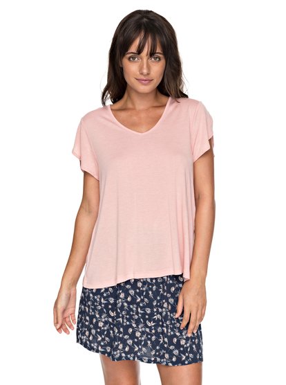 roxy, Футболка All About Sun, ROSE TAN (mhb0) All About Sun - Short Sleeve Top for Women ERJKT03355