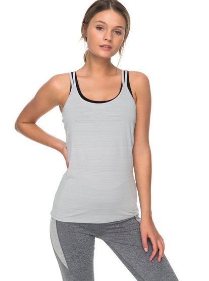 roxy, Майка Dancing With Stars, HERITAGE HEATHER (sgrh) Dancing With Stars - Technical Strappy Top for Women ERJKT03388