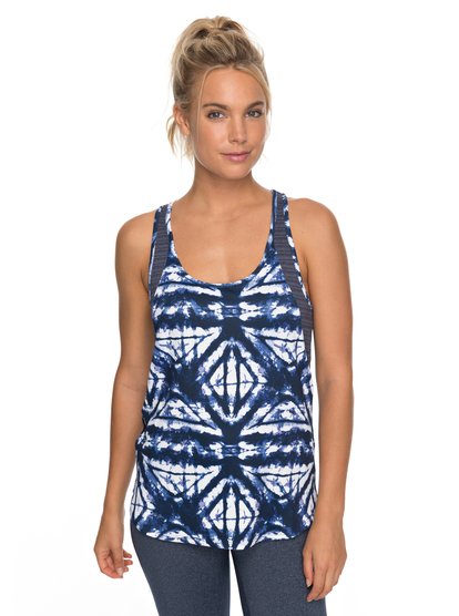 roxy, Майка Easy Game, DRESS BLUES GEOMETRIC FEELING (btk6) Easy Game - Technical Vest Top for Women ERJKT03402