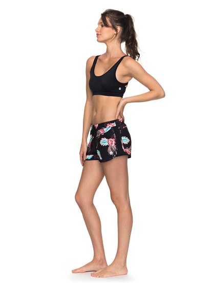 roxy, Спортивные шорты All In Time, ANTHRACITE MIDDLE ISLAND (kvj8) All In Time - Technical Shorts for Women ERJNS03147