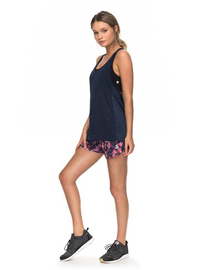 roxy, Спортивные шорты All In Time, DRESS BLUES NEON WATERFALL (mlj1) All In Time - Technical Shorts for Women ERJNS03147