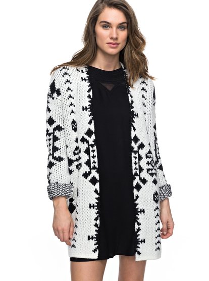 roxy, Кардиган Karid 3, MARSHMALLOW SOUNDSYSTEM JACQUA (xwkw) Karid 3 - Cardigan for Women ERJSW03222