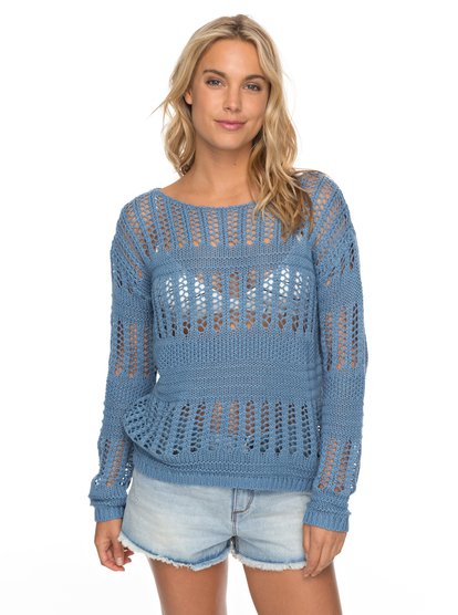 roxy, Джемпер Blush Seaview, BLUE SHADOW (bkq0) Blush Seaview - Jumper for Women ERJSW03241