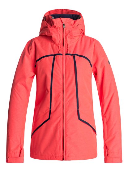 roxy, Сноубордическая куртка Wildlife, NEON GRAPEFRUIT (nkn0) Wildlife - Snow Jacket for Women ERJTJ03107