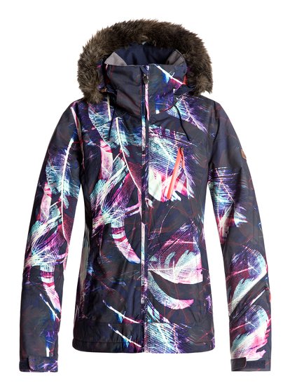 roxy, Сноубордическая куртка Jet Ski Premium, PEACOAT_SEAMLESS FEATHERS (btn5) Jet Ski Premium - Snow Jacket for Women ERJTJ03110