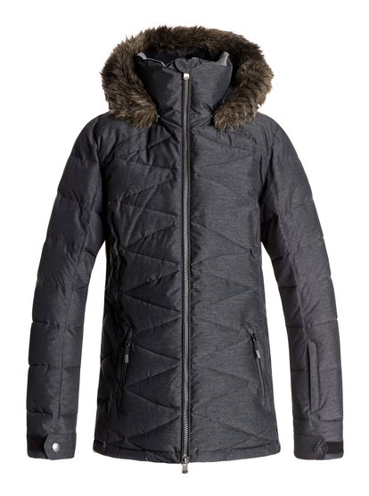 roxy, Сноубордическая куртка Quinn, TRUE BLACK (kvj0) Quinn - Snow Jacket for Women ERJTJ03111