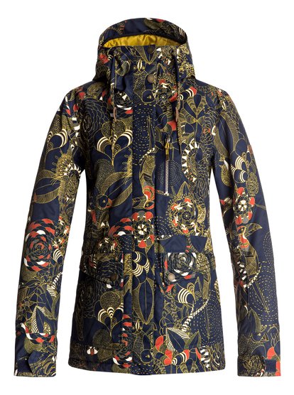roxy, Сноубордическая куртка Andie, PEACOAT_HACKNEY EMPIRE (btn7) Andie - Snow Jacket for Women ERJTJ03116
