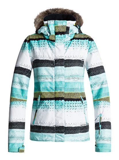 roxy, Сноубордическая куртка Jet Ski, ARUBA BLUE_LIZZYDOTS (bfk7) Jet Ski - Snow Jacket for Women ERJTJ03124