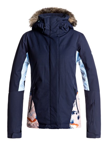 roxy, Сноубордическая куртка Jet Ski, MANDARIN ORANGE_POP SNOW CRYST (nlk6) Jet Ski - Snow Jacket for Women ERJTJ03124
