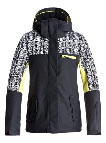 roxy, Сноубордическая куртка ROXY Jetty, TRUE BLACK_SAVANNA (kvj4) ROXY Jetty - Snow Jacket for Women ERJTJ03132