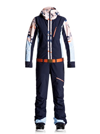 roxy, Сноубордический комбинезон Impression, MANDARIN ORANGE_POP SNOW CRYST (nlk6) Impression - Snow Suit ERJTS03003