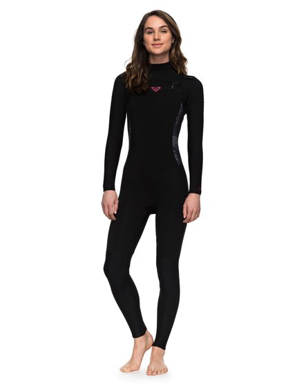 roxy, Гидрокостюм с молнией на груди 4/3mm Syncro Series, BLACK (kva0) 4/3mm Syncro Series - Chest Zip GBS Wetsuit ERJW103022