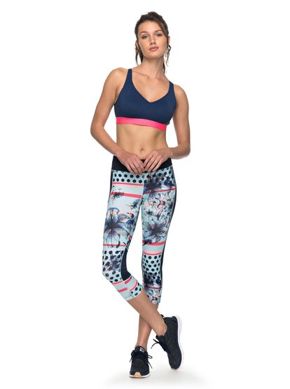 roxy, Капри Spy Game, BLUE LIGHT RAIN DAZE (bek6) Spy Game - Technical Capris for Women ERJWP03015
