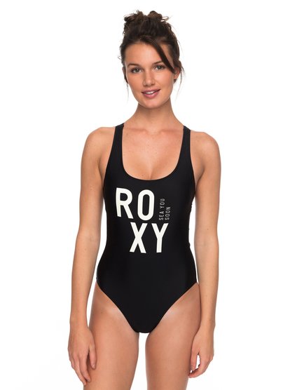 roxy, Купальник ROXY Fitness, ANTHRACITE (kvj0) ROXY Fitness - One-Piece Swimsuit for Women ERJX103107