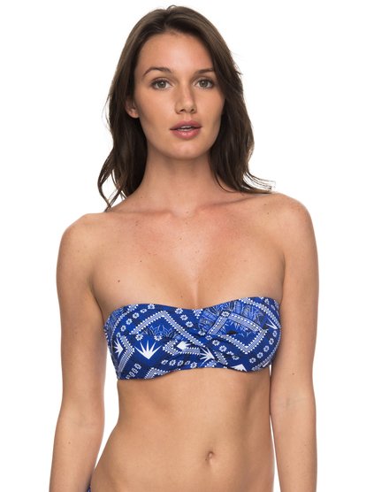roxy, Лиф ROXY Essentials, SURF THE WEB SPORT BANDANA (prm6) ROXY Essentials - Bandeau Bikini Top for Women ERJX303657