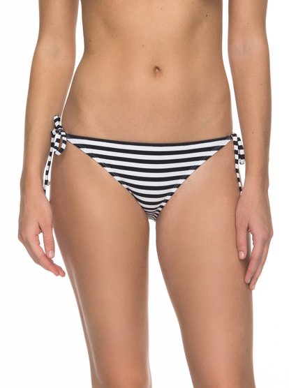 roxy, Плавки ROXY Essentials, BRIGHT WHITE BASIC STRIPE (wbb3) ROXY Essentials - Scooter Bikini Bottoms for Women ERJX403558