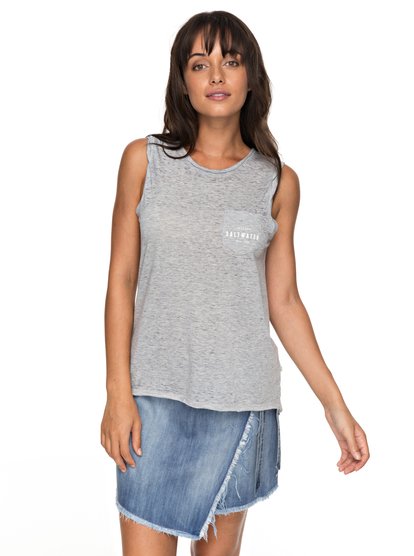 roxy, Футболка без рукавов Time For Another Day B, HERITAGE HEATHER (sgrh) Time For Another Day B - Sleeveless T-Shirt ERJZT04157
