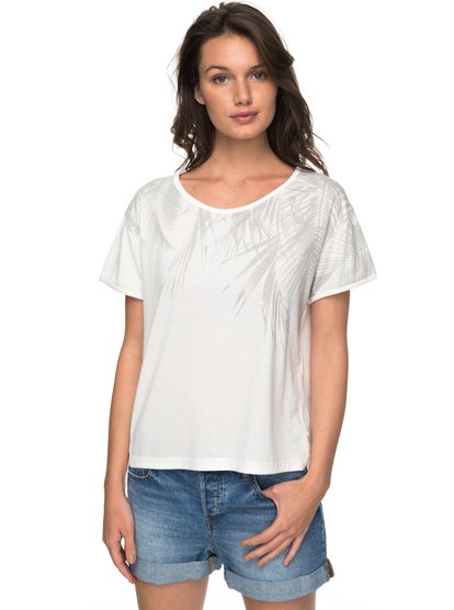 roxy, Футболка Cruz Life, MARSHMALLOW (wbt0) Cruz Life - T-Shirt for Women ERJZT04192
