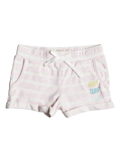 roxy, Спортивные шорты Laugh And Love Stripe, ROSE TAN HEATHER BICO STRIPES (mhb3) Laugh And Love Stripe - Sweat Shorts for Girls 2-7 ERLFB03044