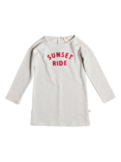 roxy, Платье Freedom Is Calling, METRO HEATHER (tenh) Freedom Is Calling - Long Sleeve Dress for Girls 2-7 ERLKD03031