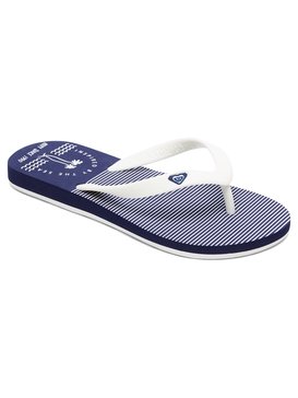 roxy, Girls 7-14 Tahiti Flip Flops, BLUE/WHITE (bwt) Tahiti VI - Flip-Flops ARGL100181