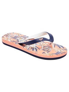 roxy, Girls 7-14 Tahiti Flip Flops, CORAL (crl) Tahiti VI - Flip-Flops ARGL100181