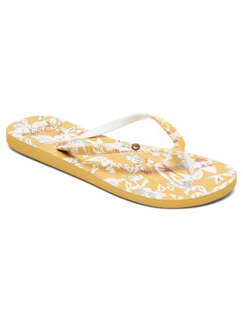 roxy, Portofino Flip Flops, MUSTARD (mu0) Portofino - Flip-Flops ARJL100668