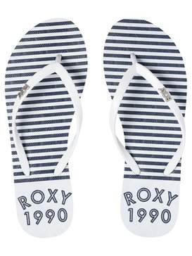 roxy, Сланцы Viva Stamp, WHITE (wht) Viva Stamp - Flip-Flops for Women ARJL100683
