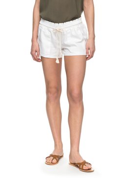 roxy, Пляжные женские шорты Oceanside, SEA SALT (wbb0) Oceanside - Linen Beach Shorts ARJNS03007
