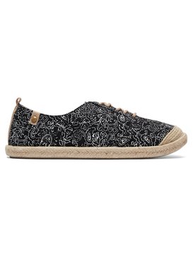 roxy, Эспадрильи со шнуровкой Flora Lace Up, BLACK (blk) Flora Lace Up - Shoes for Women ARJS600417