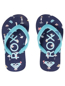 roxy, Bamboo - Tongs pour Bébés, COBALT (co2) Bamboo - Flip-Flops for Toddlers AROL100002