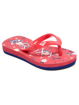 roxy, Bamboo - Tongs pour Bébés, ROUGE RED (rog) Bamboo - Flip-Flops for Toddlers AROL100002
