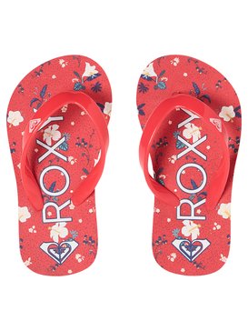 roxy, Bamboo - Tongs pour Bébés, ROUGE RED (rog) Bamboo - Flip-Flops for Toddlers AROL100002