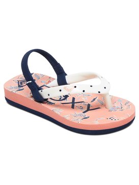 roxy, Girls 2-6 Pebbles Flip Flops, PINK/PINK (pip) Tw Pebbles VI - Sandals AROL100004