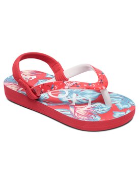 roxy, Pebbles - Tongs pour Bébés, RED (red) Pebbles VI - Sandals for Toddlers AROL100004