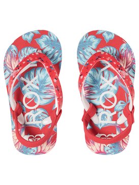 roxy, Pebbles - Tongs pour Bébés, RED (red) Pebbles VI - Sandals for Toddlers AROL100004